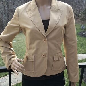 Taifun Collection Tan cute light weight blazer